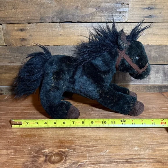 Wells Fargo‎ Legendary Pony Mike Plush Black Horse - Picture 7 of 7